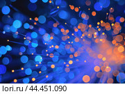 Ultramodern Abstract fiber optics. Generate Ai. Стоковое AI-изображение, AI-художник Иван Рябоконь / Фотобанк Лори
