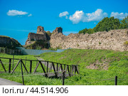 Ruins of Koporye fortress (2024) Стоковое фото, фотограф Анна Кривицкая / Фотобанк Лори