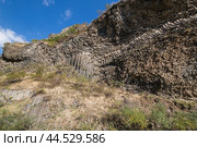 Basalt columns in Garni Gorge, Armenia (2021 год). Стоковое фото, фотограф Юлия Белоусова / Фотобанк Лори
