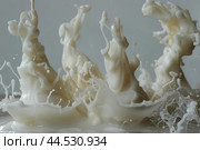 Highspeed photography of dynamic milk splashes. Стоковое AI-изображение, AI-художник Иван Рябоконь / Фотобанк Лори