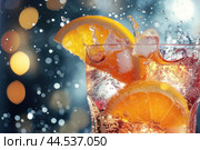 Effervescent Beverage merges crisp taste. Generate Ai. Стоковое AI-изображение, AI-художник Иван Рябоконь / Фотобанк Лори