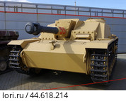 Самоходная артиллерийская установка Sturmhaubitze 42. Музейный комплекс гражданской и военной техники УГМК, Верхняя Пышма (2024 год). Редакционное фото, фотограф Алексей Иванов / Фотобанк Лори