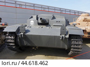 Самоходная артиллерийская установка Sturmgeschutz III Ausf. C/D.  Музейный комплекс гражданской и военной техники УГМК, Верхняя Пышма (2024 год). Редакционное фото, фотограф Алексей Иванов / Фотобанк Лори