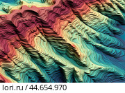 Topological Topographic height map. Generate Ai. Стоковое AI-изображение, AI-художник Иван Рябоконь / Фотобанк Лори