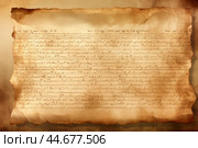 Weathered Torah papyrus background. Generate Ai. Стоковое AI-изображение, AI-художник Иван Рябоконь / Фотобанк Лори