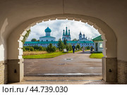 Вид на Троицкий комплекс, Александро-Свирского мужского монастыря. Россия. (2024 год). Стоковое фото, фотограф Головкова Елена / Фотобанк Лори