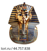 Ancient egyptian pharaoh tutankhamun's golden mask. Стоковое AI-изображение, AI-художник Иван Рябоконь / Фотобанк Лори
