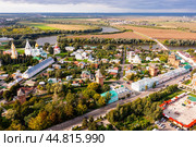 Aerial photo of Russian city Kolomna. Стоковое фото, фотограф Яков Филимонов / Фотобанк Лори