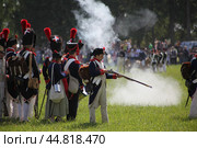 Россия. Бородино. Реконструкция Бородинской битвы 1812 года во время фестиваля "Стойкий оловянный солдатик" (2012 год). Стоковое фото, фотограф Ерохин Дмитрий Викторович / Фотобанк Лори