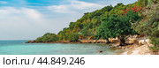 Landscape, sea, southeast asia. Beautiful landscape, Koh Larn island, Pattaya, Thailand. (2023 год). Стоковое фото, фотограф Павел Муравьев / Фотобанк Лори