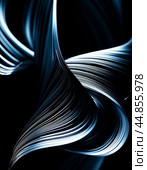Arrangement of smooth gray lines gracefully intertwines against a soft abstract bokeh background, adding depth and allure. Composition invites the viewer to explore its fluid design. Generative AI. Стоковое AI-изображение, AI-художник Юлия Петровская / Фотобанк Лори