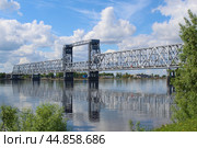 Северодвинский мост в Архангельске (2024 год). Стоковое фото, фотограф Иван Дуплик / Фотобанк Лори