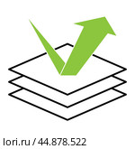 a set of icons in black and green for designations on the packaging of goods, ecology. Стоковая иллюстрация, иллюстратор ~✿Eлена Челышева(Кочина)✿~ / Фотобанк Лори