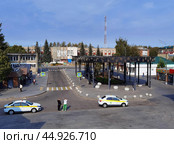Привокзальная площадь (Шаховская, Московская область) Редакционное фото, фотограф Максим Гулячик / Фотобанк Лори