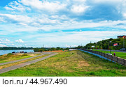 Городской пляж. Город Муром (2024 год). Редакционное фото, фотограф Макаров Алексей / Фотобанк Лори