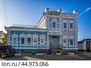 Главный дом усадьбы Тряпкина (Музей Городецкий пряник, Городец) (2023 год). Редакционное фото, фотограф Илья Старков / Фотобанк Лори