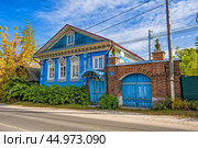 Усадьба Костиной в Городце (2023 год). Стоковое фото, фотограф Илья Старков / Фотобанк Лори