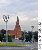 Боровицкая башня ( Предтеченская, Чертольская ) . Московский Кремль. Редакционное фото, фотограф stargal / Фотобанк Лори