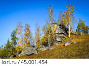 Древние горы Хакасии. Каменный парк. (Ширинские Столбы) (2019 год). Редакционное фото, фотограф Александр Галинский / Фотобанк Лори