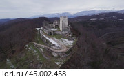 Абхазия, Анакопийская крепость. Стоковое видео, видеограф Максим Бойков / Фотобанк Лори