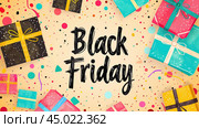 Постер на тему Черная пятница (Black Friday) Стоковое AI-изображение, AI-художник Александр Жуков / Фотобанк Лори
