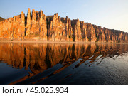 Ленские столбы. Якутия. Стоковое фото, фотограф Наталья Фаустова / Фотобанк Лори