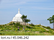 Байкал. Малое Море. Остров Огой. Буддийская Ступа Просветления (2024 год). Стоковое фото, фотограф Александр Тараканов / Фотобанк Лори
