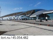 Platov International Airport in Rostov-on-Don, Russia (2021 год). Редакционное фото, фотограф Elena Odareeva / Фотобанк Лори