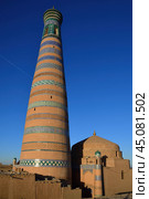Islam Khodja Minaret, Khiva, Uzbekistan. Стоковое фото, фотограф Знаменский Олег / Фотобанк Лори