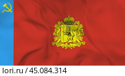 Развевающийся флаг Владимирской области, 3д анимация в 4к. Waving flag of Vladimir oblast in Russia. 4k resolution video. Стоковая анимация, аниматор Александр Кузнецов / Фотобанк Лори