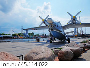 Гидросамолет Бе-12 на площадке Музея мирового океана в Калининграде (2023 год). Редакционное фото, фотограф Ольга Дмитренко / Фотобанк Лори