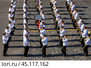 Оркестр на параде. Стоковое фото, фотограф Валерий Леонидович / Фотобанк Лори
