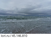 Балтийское море в феврале (2024 год). Стоковое фото, фотограф YuryKara / Фотобанк Лори