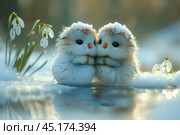 Весна. Стоковое AI-изображение, AI-художник Щеголева Ольга / Фотобанк Лори