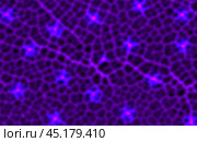 Vector blurry deep purple texture with glowing clots. Neuron system. Cellular organic structure. Background or wallpaper. Стоковая иллюстрация, иллюстратор GAlexS / Фотобанк Лори