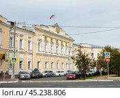 Администрация города Твери. Улица Советская, дом 11.  Город Тверь. Россия. Редакционное фото, фотограф E. O. / Фотобанк Лори