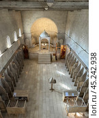 Church in the monastery of the sisters of Bethlehem of the Assumption of Mary and of Saint Bruno. Редакционное фото, фотограф Irina Opachevsky / Фотобанк Лори