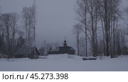 Монастырь, остров Вселуг (2024 год). Стоковое видео, видеограф Sergey Alejseev / Фотобанк Лори