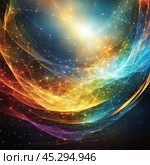 "Фон в виде энергетической паутины для необычного дизайна". "Energy web background for creative design" Стоковое AI-изображение, AI-художник Владислав Матвейчук / Фотобанк Лори
