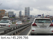 ТТК в районе ММДЦ "Москва-Сити" Редакционное фото, фотограф Дмитрий Неумоин / Фотобанк Лори