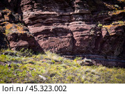 Хакасия, горная гряда Сундуки, Белый Июс (2019 год). Редакционное фото, фотограф Александр Галинский / Фотобанк Лори