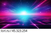 Фон в виде градиентного рисунка в стиле Vaporwave. Стоковое AI-изображение, AI-художник Ирина Першина / Фотобанк Лори