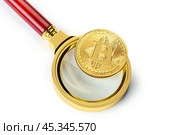 Photo Golden Bitcoin. Стоковое фото, фотограф Сергей Толмачёв / Фотобанк Лори
