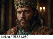 King Herod is in his palace. Bible stories. Стоковое AI-изображение, AI-художник Александр Поташев / Фотобанк Лори