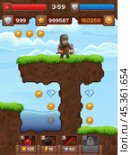 Game GUI pack. Стоковая иллюстрация, иллюстратор Светлана Широкова / Фотобанк Лори