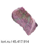 Corundum granular aggregate isolated on white. Стоковое фото, фотограф Константин Григорьев / Фотобанк Лори