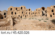 ksar Mgabla - traditional fortified granary created by the Berbers in 15th century. Стоковое фото, фотограф Яков Филимонов / Фотобанк Лори