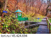 Казанская Амвросиевская женская пустынь, Казанский собор, источник, купель, святой источник, Шамордино, Козельск. Стоковое фото, фотограф Baturina Yuliya / Фотобанк Лори