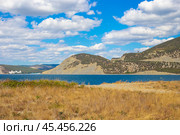 Panoramic observation deck Bolshoy Utrish. Sea and mountains. Стоковое фото, фотограф Коханова Наталья / Фотобанк Лори