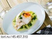 Plate of roasted Cuttlefish. Стоковое фото, фотограф Яков Филимонов / Фотобанк Лори